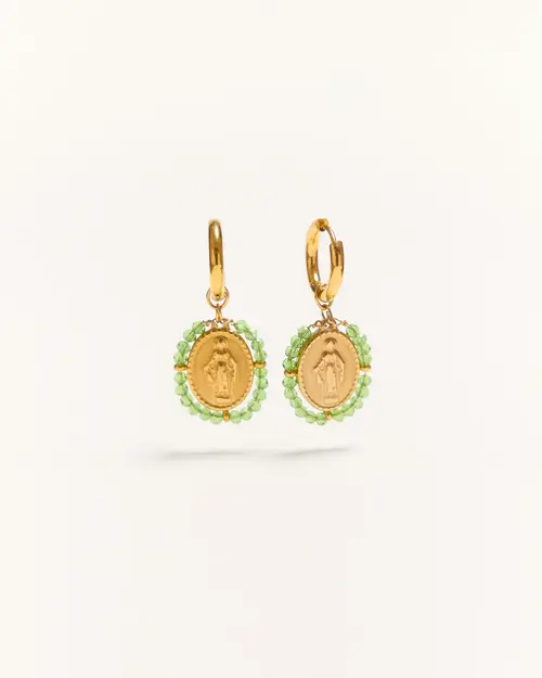 Cosi Store • Boucles d'Oreilles Santa Maria Vert Transparent Palas (Palas)