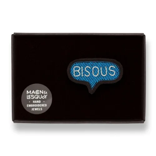 Cosi Store • Broche Bisous Bleu Macon & Lesquoy (Macon & Lesquoy)