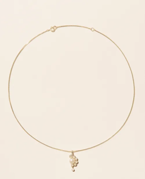 Cosi Store • Collier Martha N°2 Perle et diamant Pascale Monvoisin (Pascale Monvoisin)