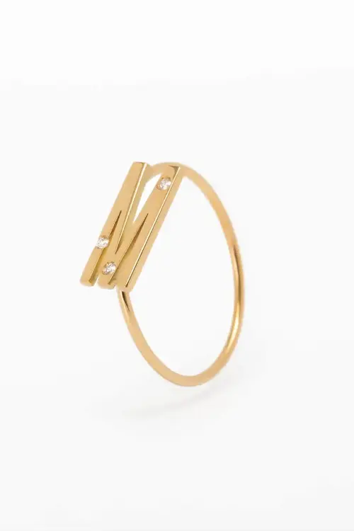 Cosi Store • Bague Lettre M (Acmée)